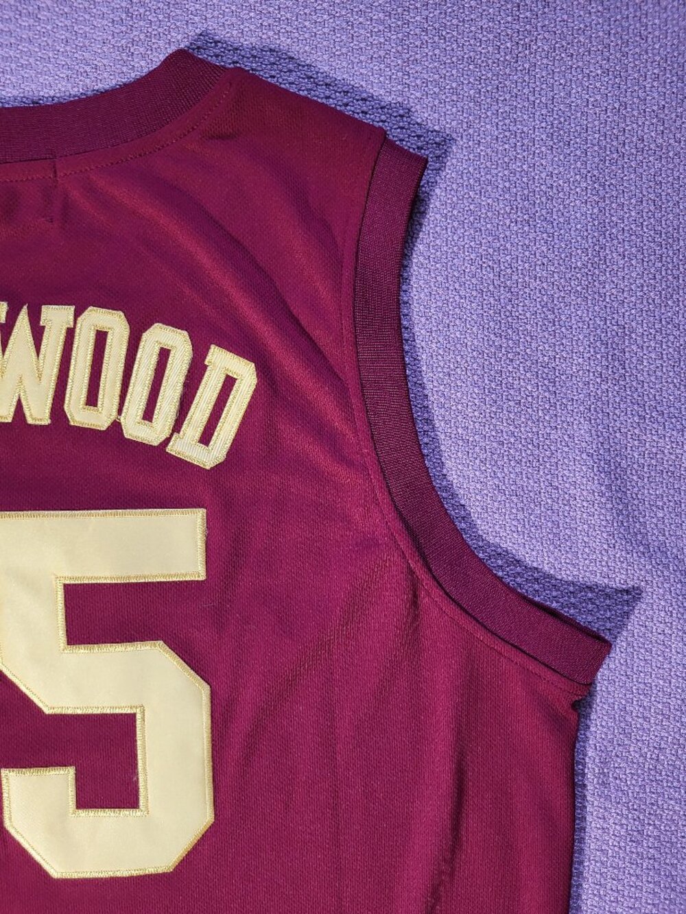Throwback Jersey Hickory Chitwood #15 Stitched Jersey - Size XL - Picture 8 of 8